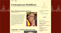 Desktop Screenshot of contemporarybuddhism.com